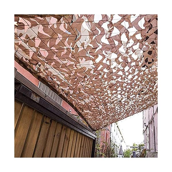"N/A" Camo Netting, Tarnnetz Net Militärnetze Bulk Rolle Leichte Durable Ohne Gitter Für Sonnenschirm Dekoration Jagd Blind Schießen(Size:4 * 8m/13 * 24ft) – Bild 5