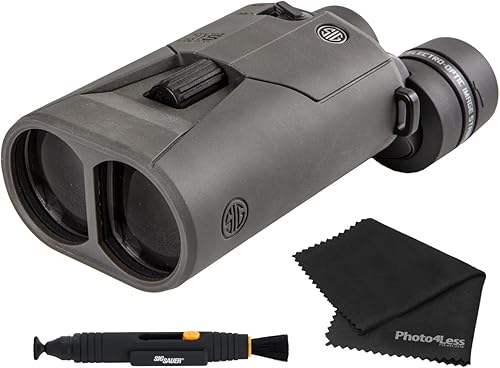 Sig Sauer ZULU6 - Binoculares estabilizados de imagen de prisma Schmidt-Pechan de 0630 x 1654in grafito con kit de limpieza de lentes