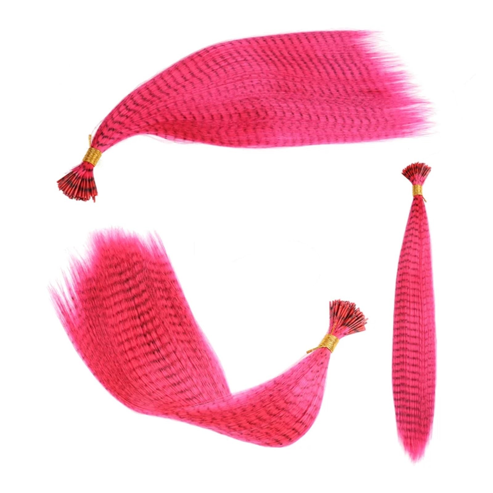 Extension de cheveux en plumes 20 pièces arc-en-ciel coloré mèches for Extension de plumes de cheveux postiche fausse ligne de cheveux Extensions de cheveux de plumes (Color : 18, Size : 16inches)