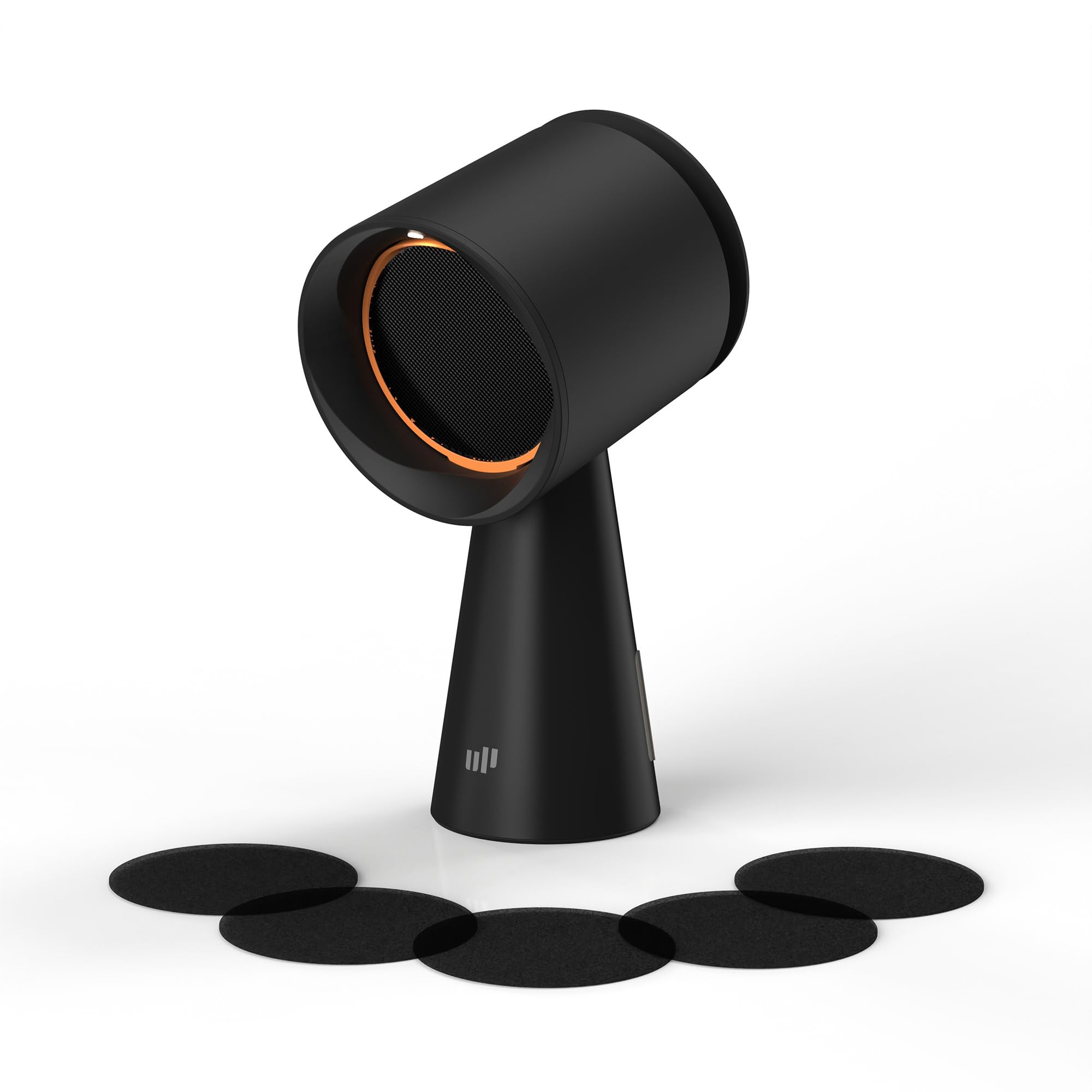 Upstreman Cappa Aspirante Portatile da Tavolo, 3 Velocità con Grande Contenitore Olio, Filtro Alluminio e Carbone Rimovibile, Ventola da Cucina per Barbecue Indoor, Hot Pot, Nero