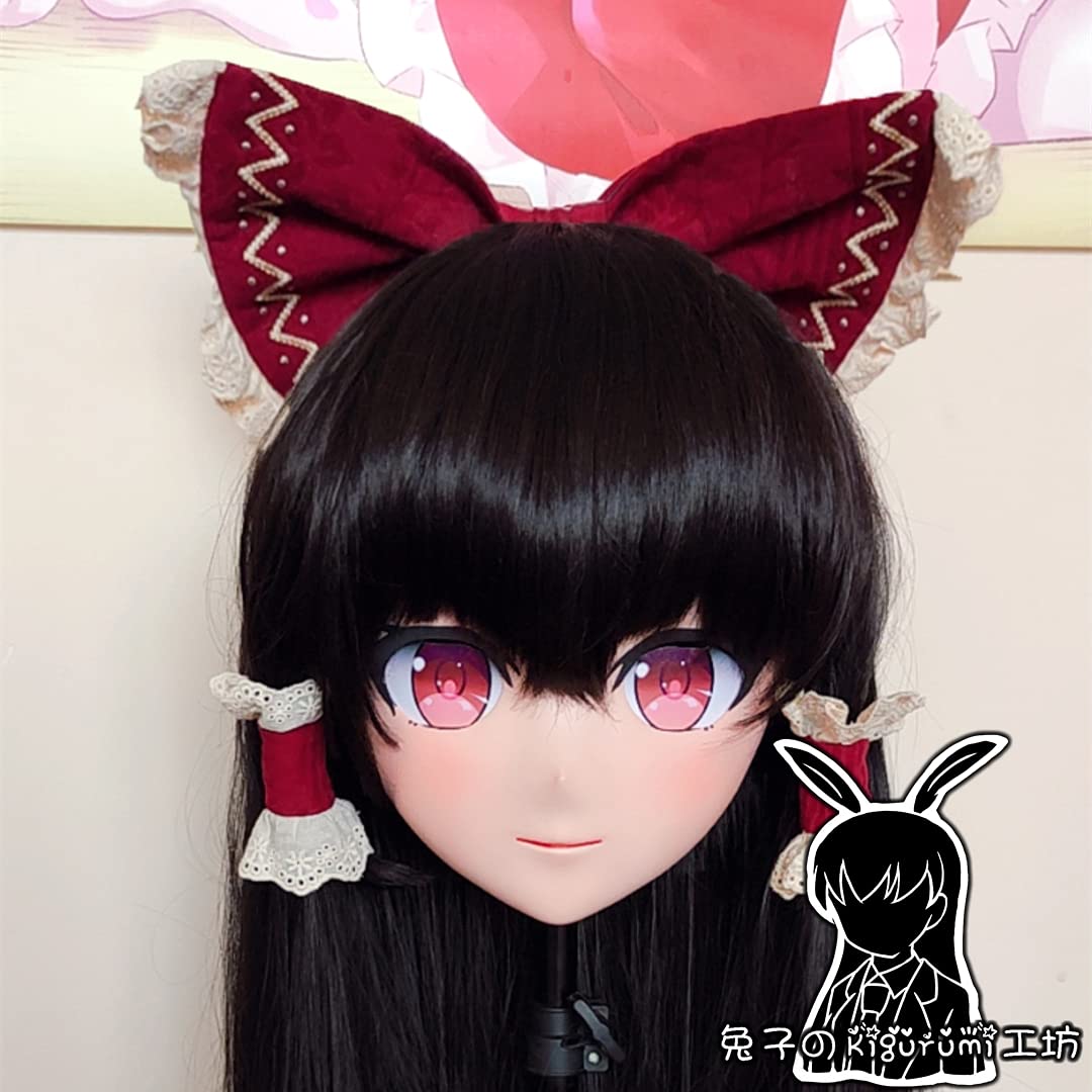 Amazon.co.jp: Resin Female Anime Cosplay Full Head AnimeKigurumi
