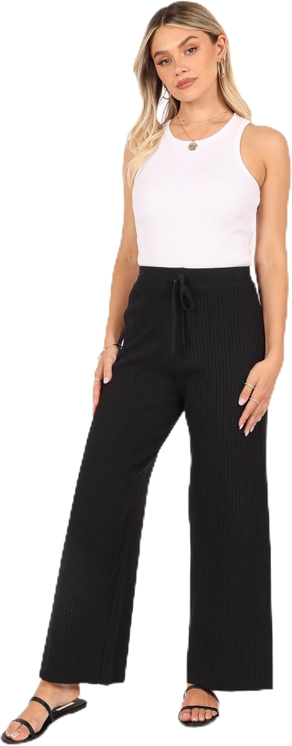 Petal & Pup Women's Pyrus Knit Pant Black