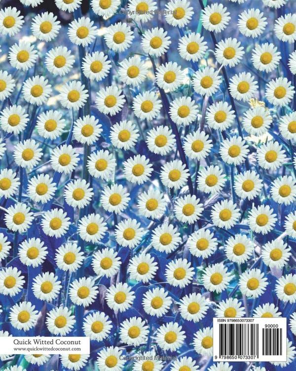 Daisy Notebook, Ruled Pages, 8x10 - Image 2