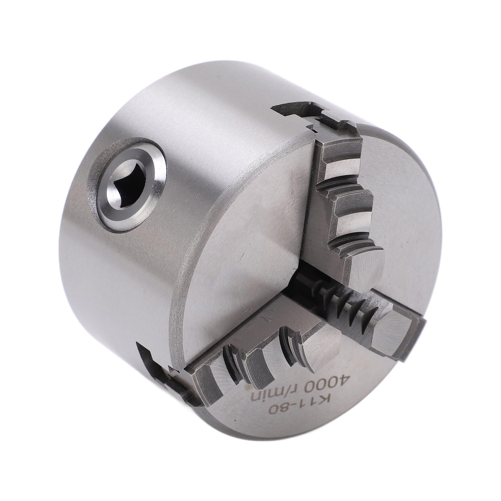 SANOU K11-80 3-szczękowy Uchwyt Tokarski Self Cente o średnicy 80mm Metalowy Uchwyt Tokarski Części do Mocowania
