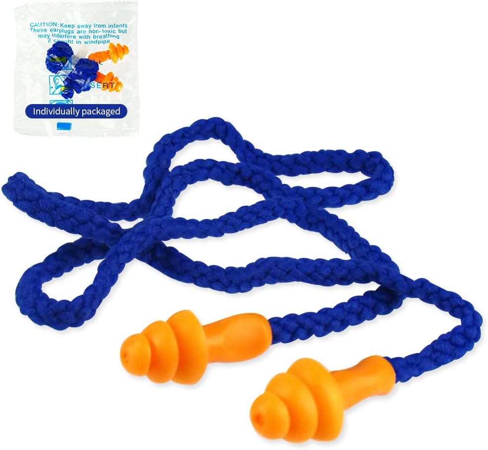 Individually Wrapped Corded Calmer Silicone Ear Plugs