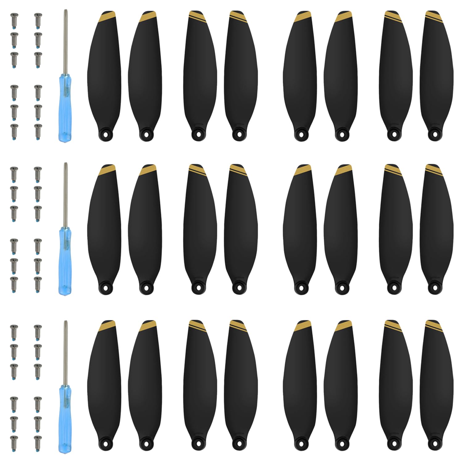 24Pcs Hélices para Drone para dji Mini 2 / Mini SE/ 2 SE/ 4K, Estable & Bajo Ruido Hélices de Accesorios