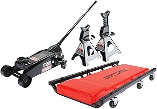 Craftsman 3 Ton Floor Jack, Jack Stands and Creeper Set by Craftsman - coolthings.us