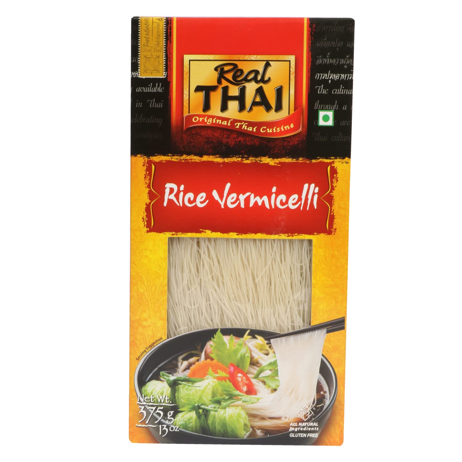Original Thai Cuisine Preservative Free Rice Vermicelli, 375 Grams