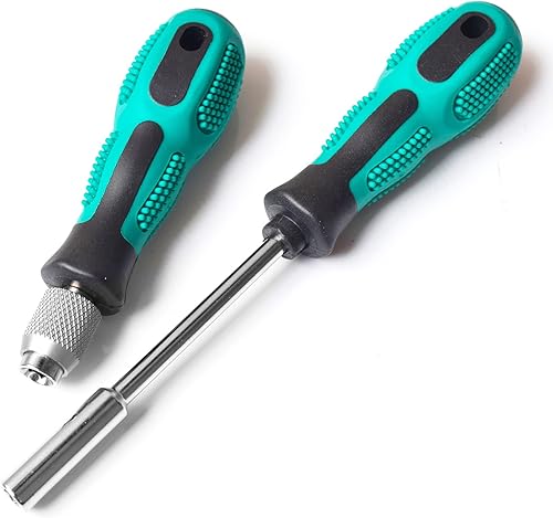 Miniatura 8 de SKZIRI - Soporte magnético de mango de broca de 14 de pulgada, juego de 3 puntas de destornillador con 1 mango de cambio rápido y 2 mango de punta