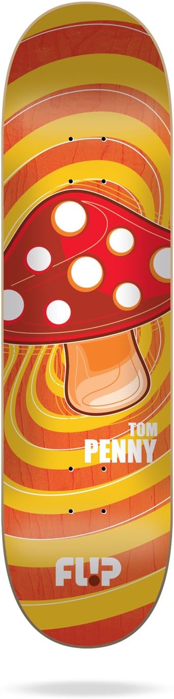Flip Skateboards Penny Pop Shroom Skateboard Deck Orange 7.75"