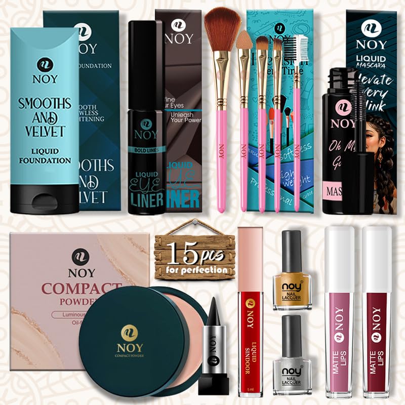 NOY Full Set Makeup Combo For Girls Bold And Soft Shades In One Womens Gift-image-10