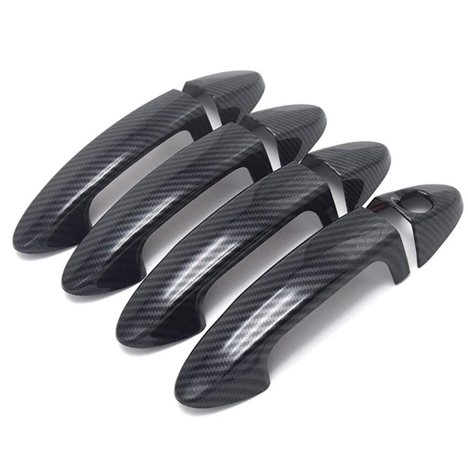 NOHEEU Car Exterior Door Handle Trim Cover Parts Accessories for Ford for Fiesta 2009-2012