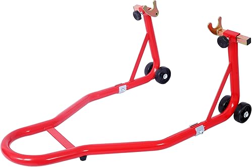Vista 70 de Donext - Soporte para rueda trasera de motocicleta (850 lb), tamaño U color negro