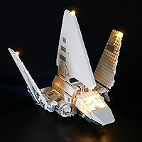 Vista 1 de Kit de luces LED compatible con Lego Imperial Shuttle - Juego de iluminación para modelo de construcción 75302 (juego de modelos no incluidos)