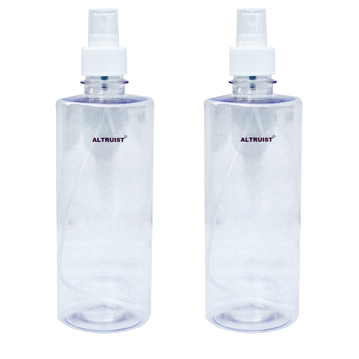 ALTRUIST Mist Spray Bottle for Sanitizer 500ml, Spray Bottle Multi Used for Hand Sanitizer Refillable Empty Bottle Transhparent (Set of 2)-image-19