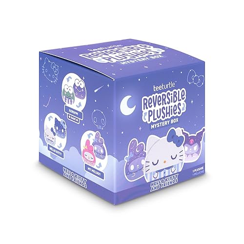 TeeTurtle Sanrio Hello Kitty and Friends 3" Reversible Plush Mystery Box - Celestial - Cute Kawaii Surprise Soft Stuffed Animal