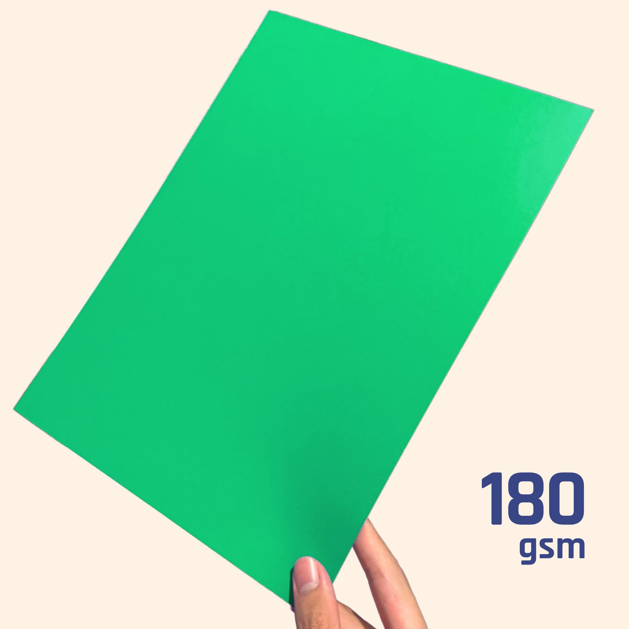 60 Pièces, 180g/m² - Papier Cartonné A4, Feuille Cartonnée Couleur - 10 Couleurs, 297 x 210 mm