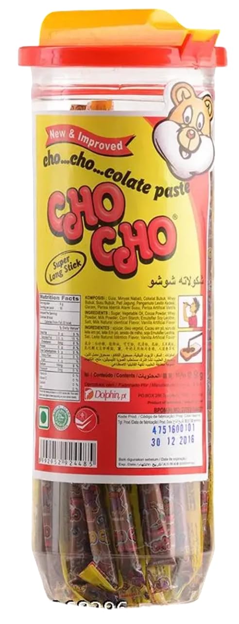 PT Dolphin Cho Cho Chocolate Stick Paste that comes in sticks 50 Pieces 350g (Indonesia)-image-45