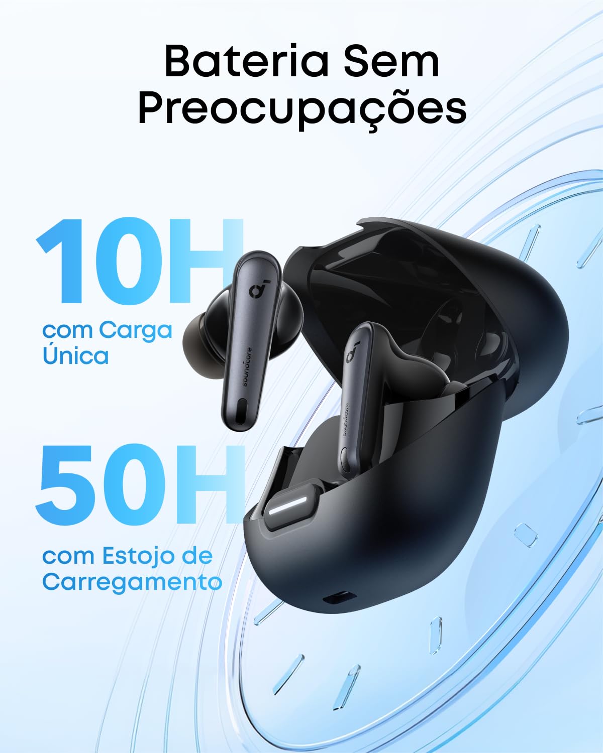 soundcore Liberty 4 NC da Anker Fone de Ouvido Bluetooth ANC