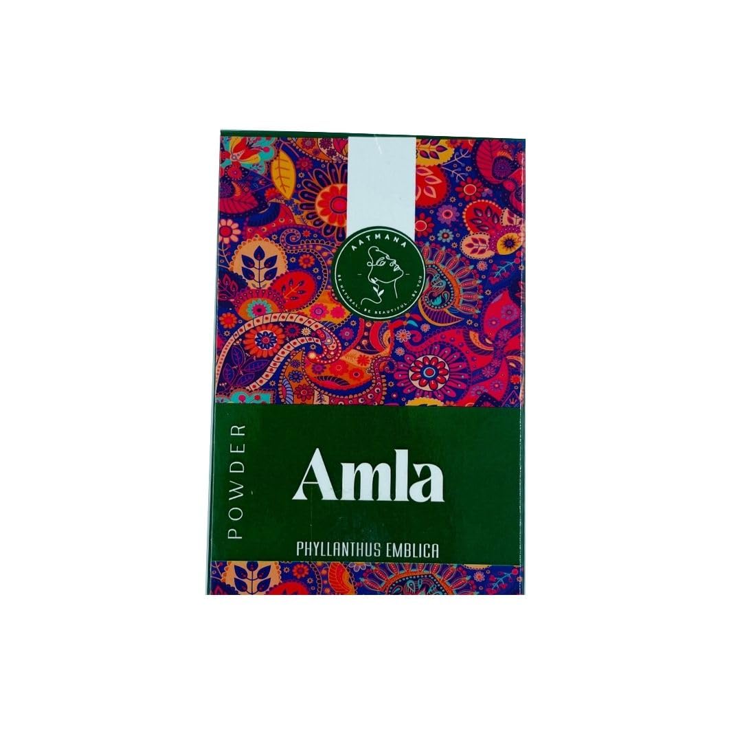 AATMANA Amla Powder|Emblica Officinalis | Indian Gooseberry Powder|Hair Care | Strong & Long Hairs | Hair Growth Powder | Size -100g