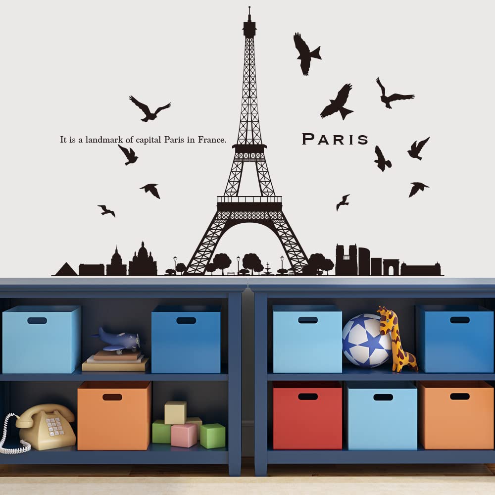 Amazon.co.jp: ウォールステッカー エッフェル塔 日本製 パリ