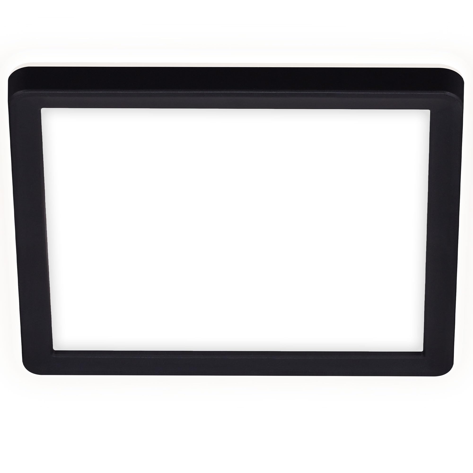 Briloner - Pannello LED, Plafoniera, Lampada da Soffitto con Effetto Retroilluminazione, 12 Watt, 1400 Lumen, 4000 Kelvin, Bianco-Nero, Quadrato, 19 x 19 cm