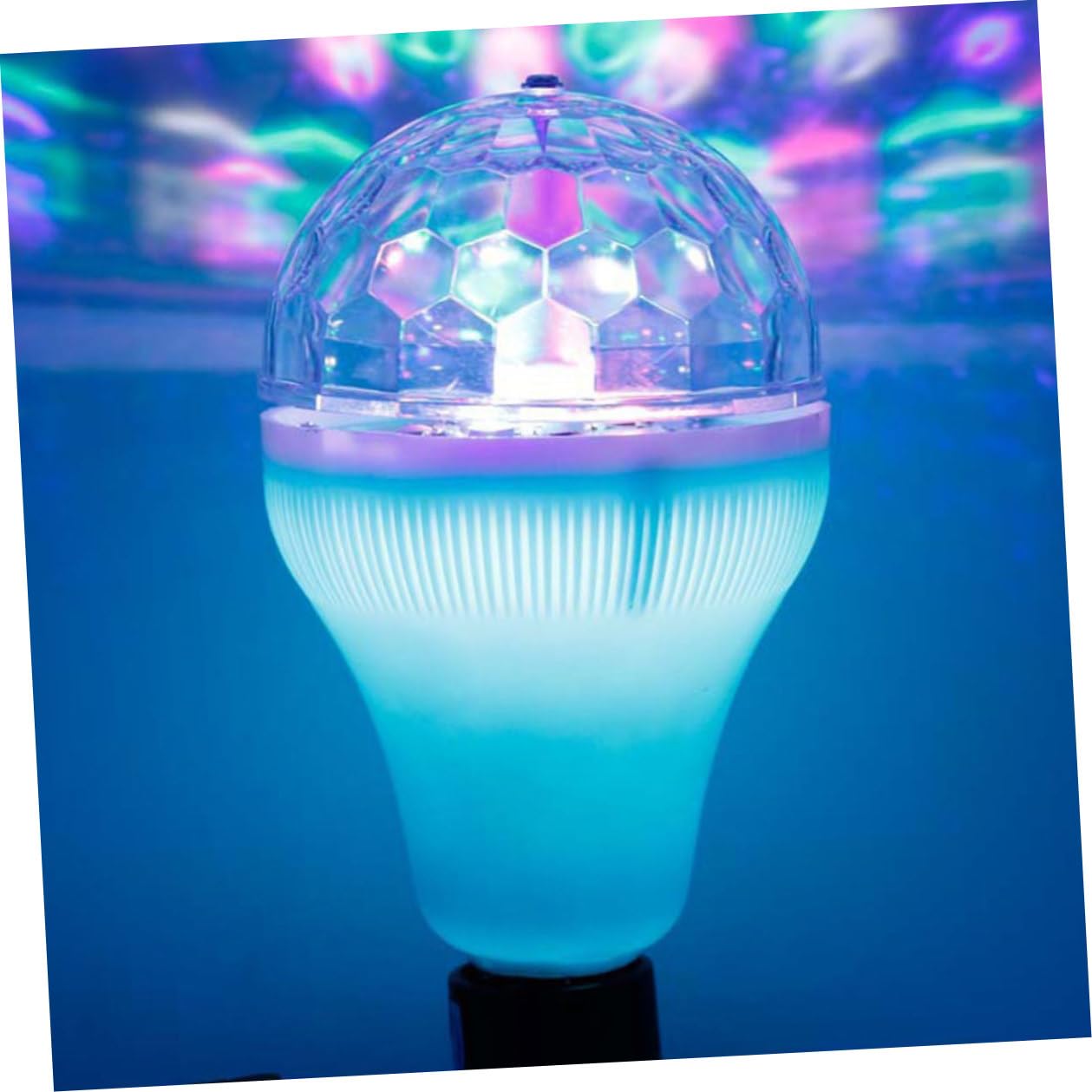 Glühbirne Rotierende Rgb aus Kunststoff Disco und Stilvoller Disco Atmosphäre mit Bunt Licht für Festliche Partys und Gesellige Zusammenkünfte