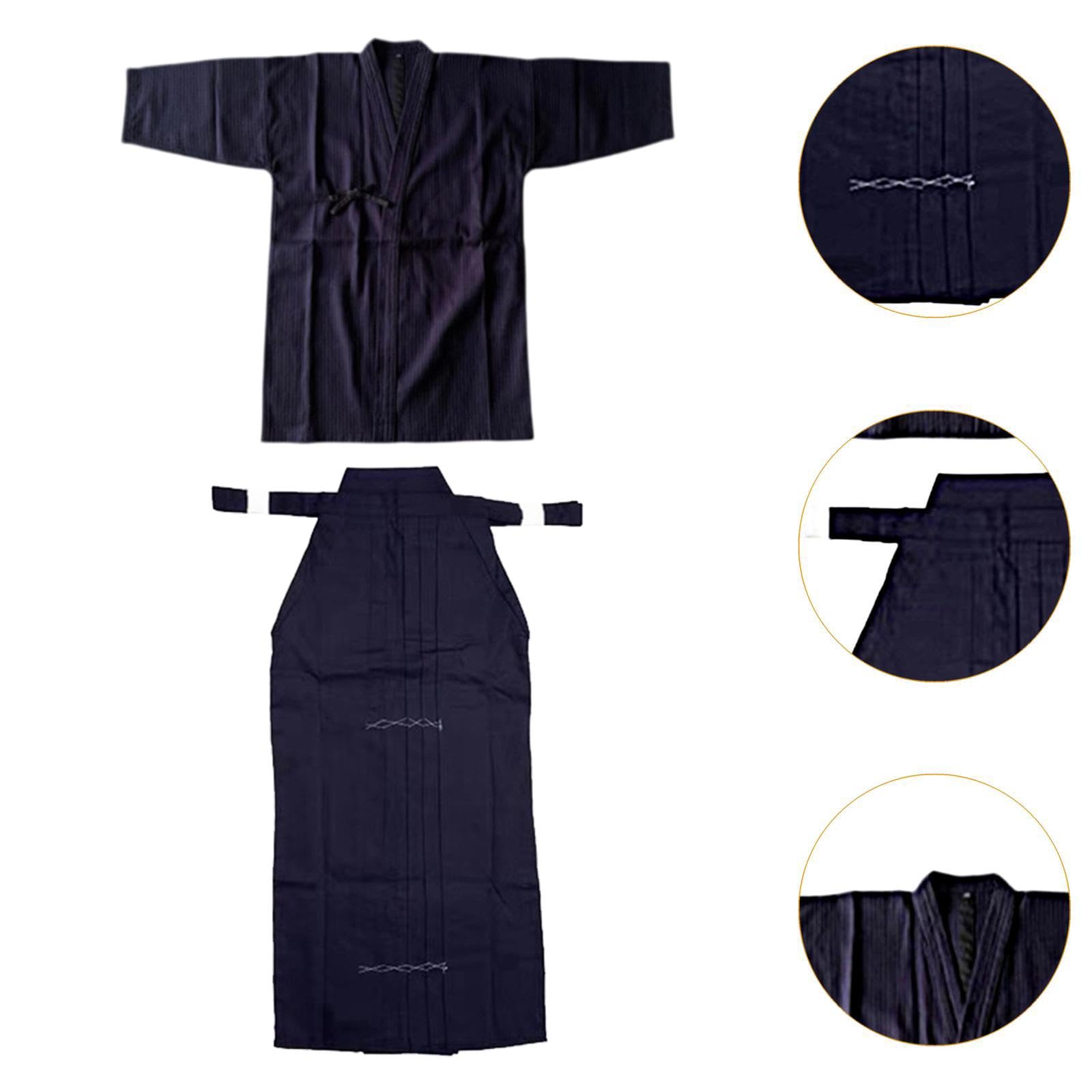Oshhni Conjunto de Uniforme de Kendo japonés, Traje de Kendo Transpirable, Traje de Artes Marciales