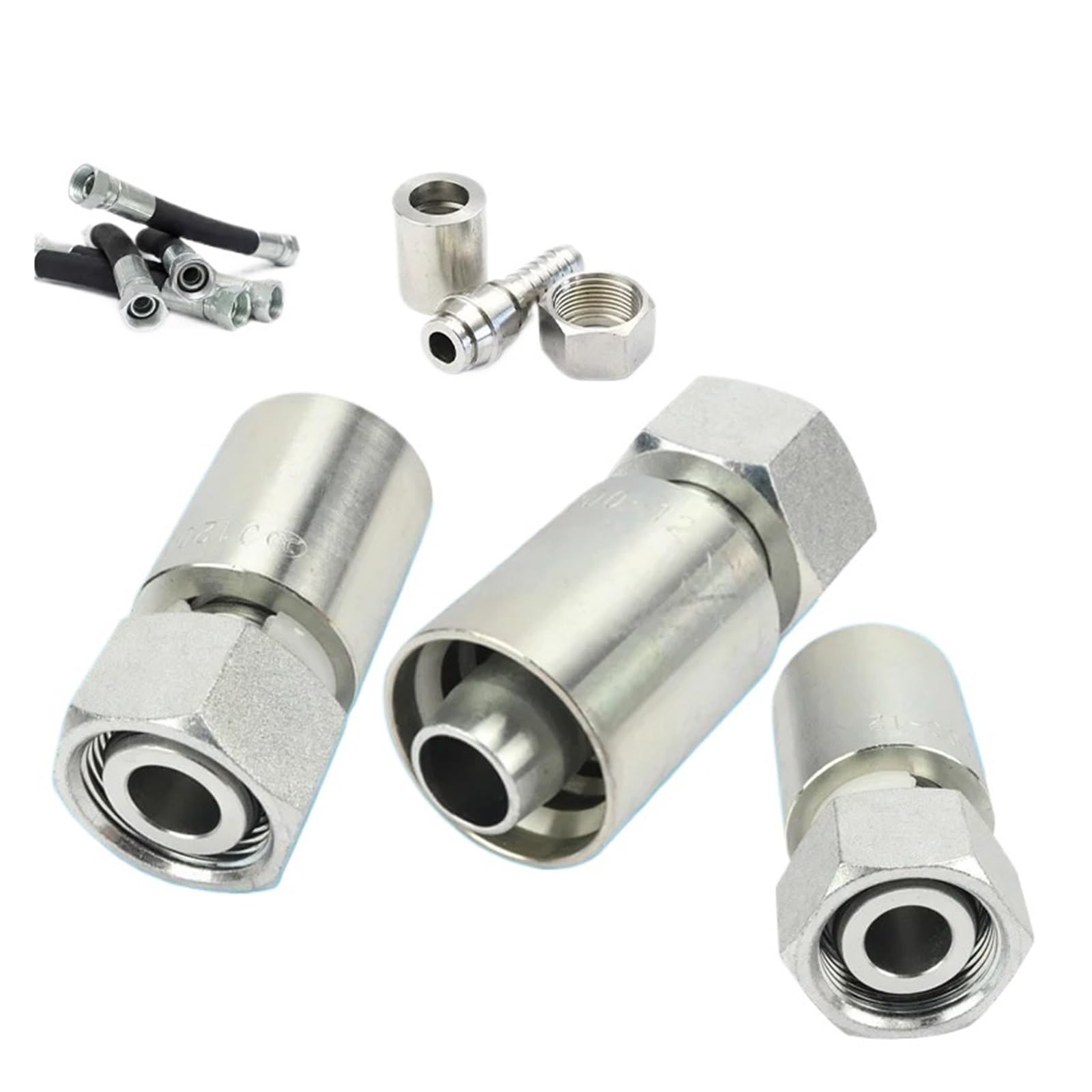45# Conexiones hidráulicas de acero M22-M42 con púas 13-32 mm