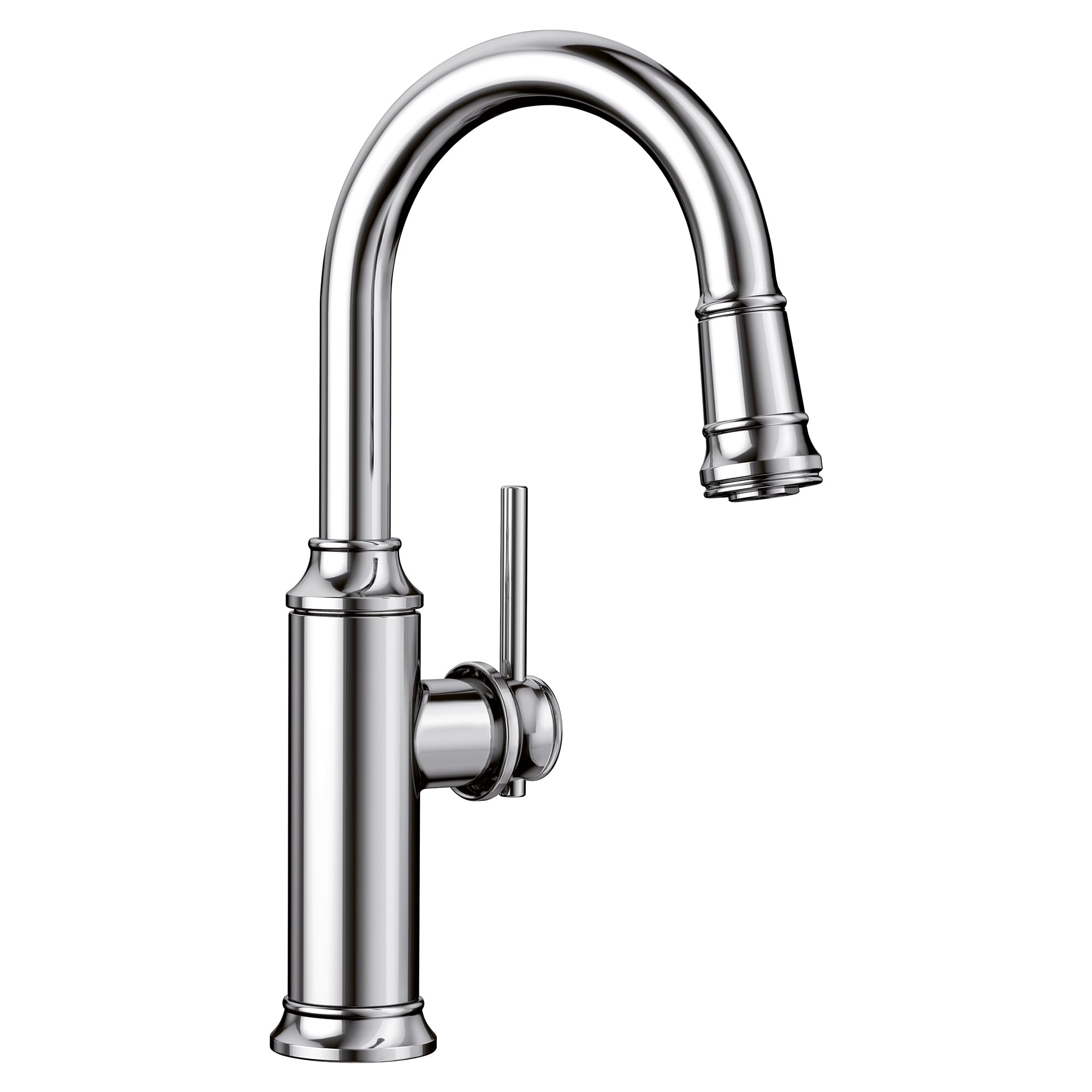 BLANCO, Polished Chrome 442512 EMPRESSA Pull-Down Bar Faucet, 1.5 GPM