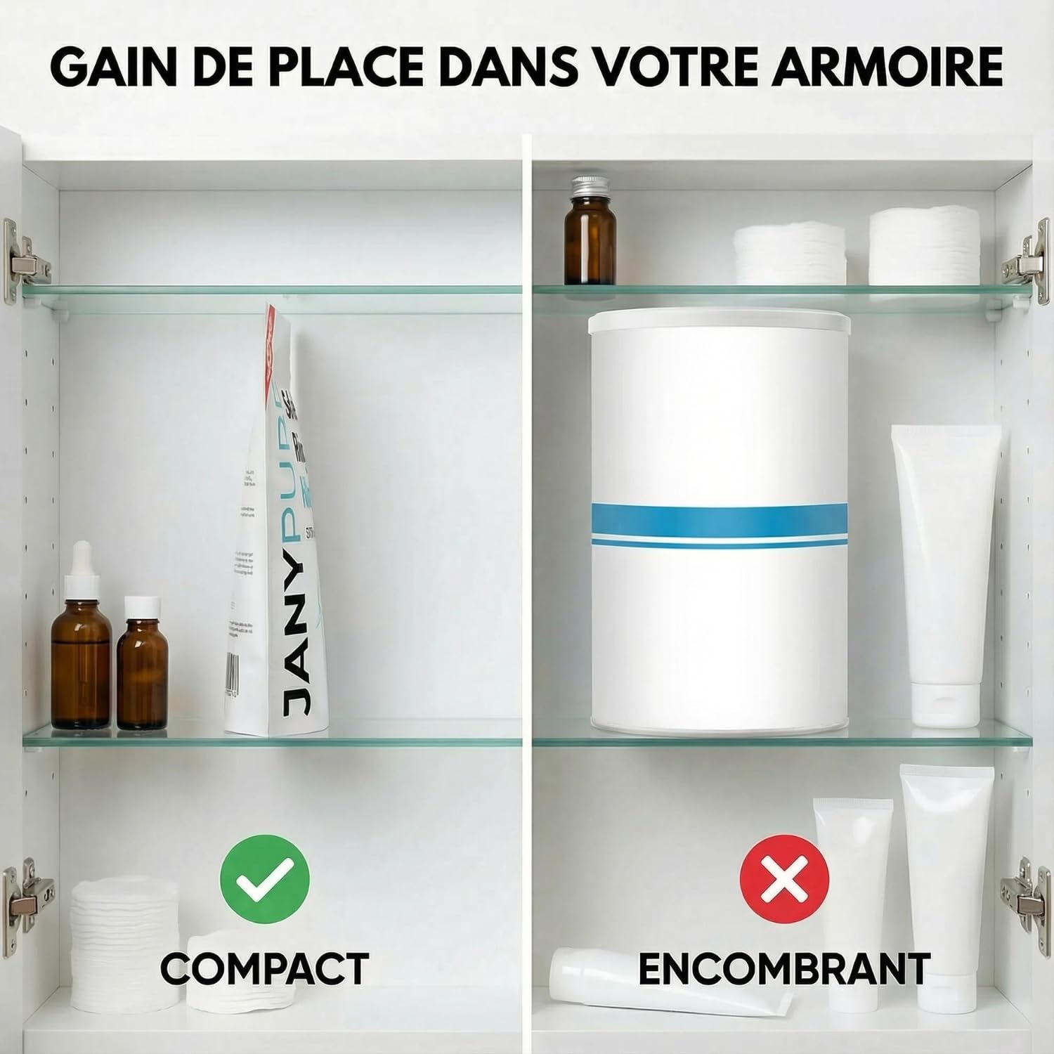 Sel de Rinçage Nasal 380g Format Familial XXL - 152 Doses avec Cuillère Doseuse - Sel Nasal Extra Pur - Solution Saline Isotonique pour Douche Nasale Lavage de Nez Adulte Enfant - Sans Additifs