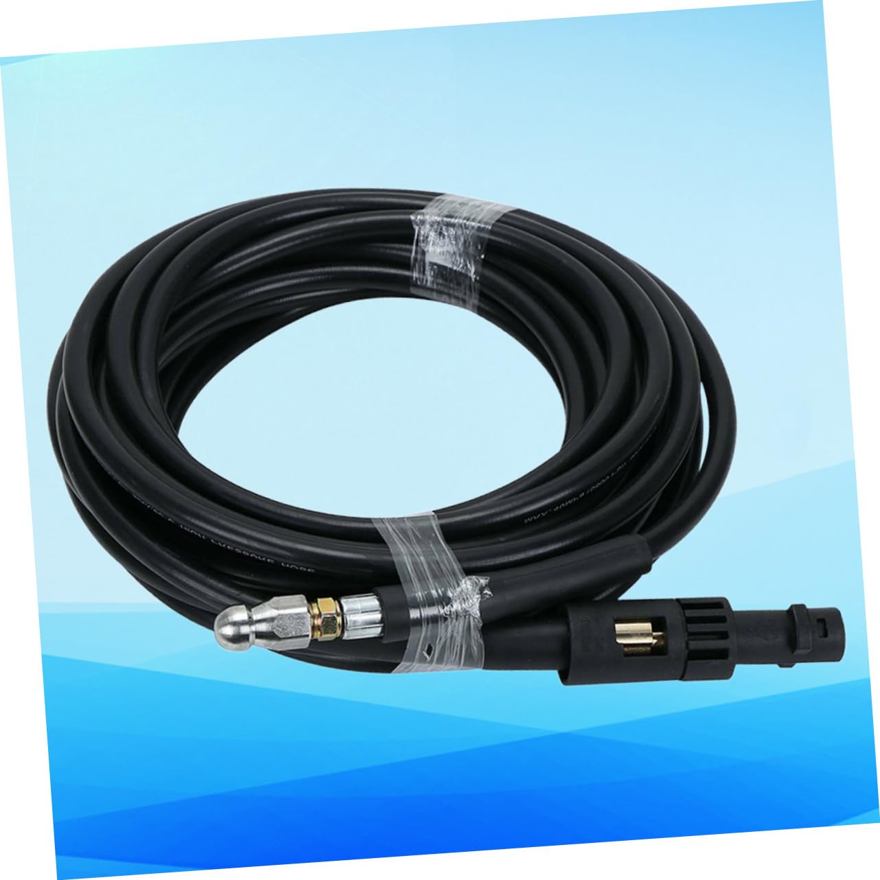 TEHAUX 15m Tapón de Limpieza de Manguera para Drenaje de Aguas Residuales Manguera de Drenaje de Alcantarillado para Limpieza de Automóviles de Alcantarillado