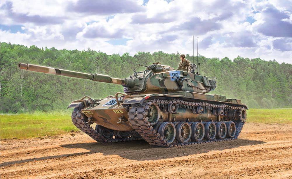 Italeri 6582 1:35 Tanque de Batalla Principal M60A-3 - Modelo de Suelo, Hobby, Pegado, Kit de plástico, detallado, Multicolor