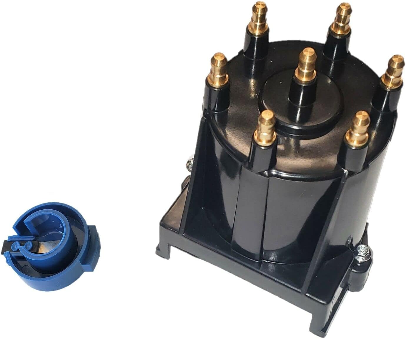 Ignition Distributor Cap & Rotor Kit for GM 4.3L V6 with Delco style ignition. Mercruiser, OMC, Volvo Penta