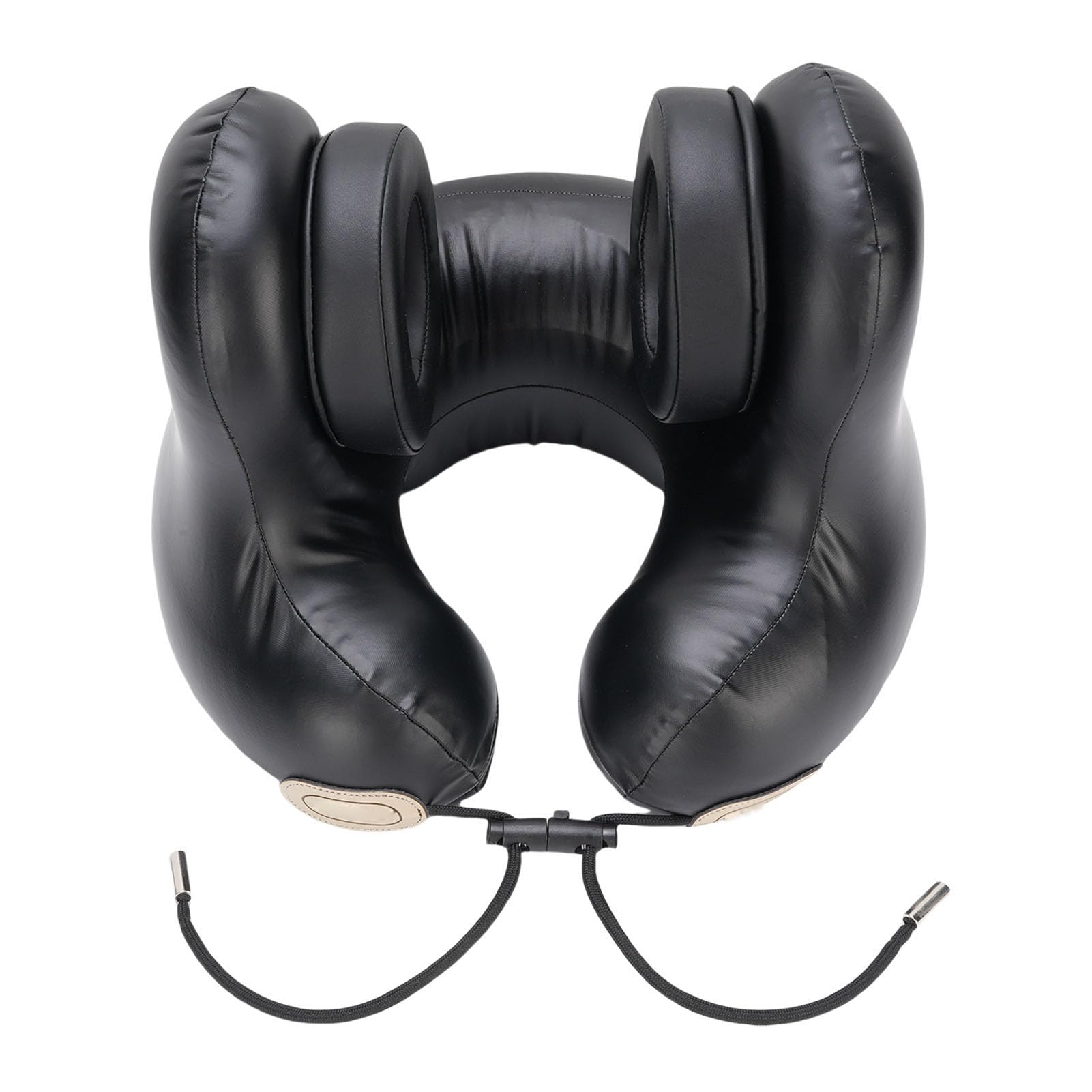 Walfront Almohada de Viaje Inalámbrica para el Cuello con Auriculares, Espuma Viscoelástica, Almohada Musical en Forma de U, Bluetooth 5.2, Orejeras con Cancelación de Ruido, Batería de 72 Horas
