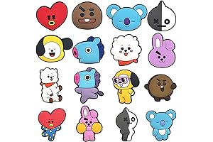 Colorful BTS Shoe Charms for Crocs: Adorn Your Crocs with K-Pop Flair