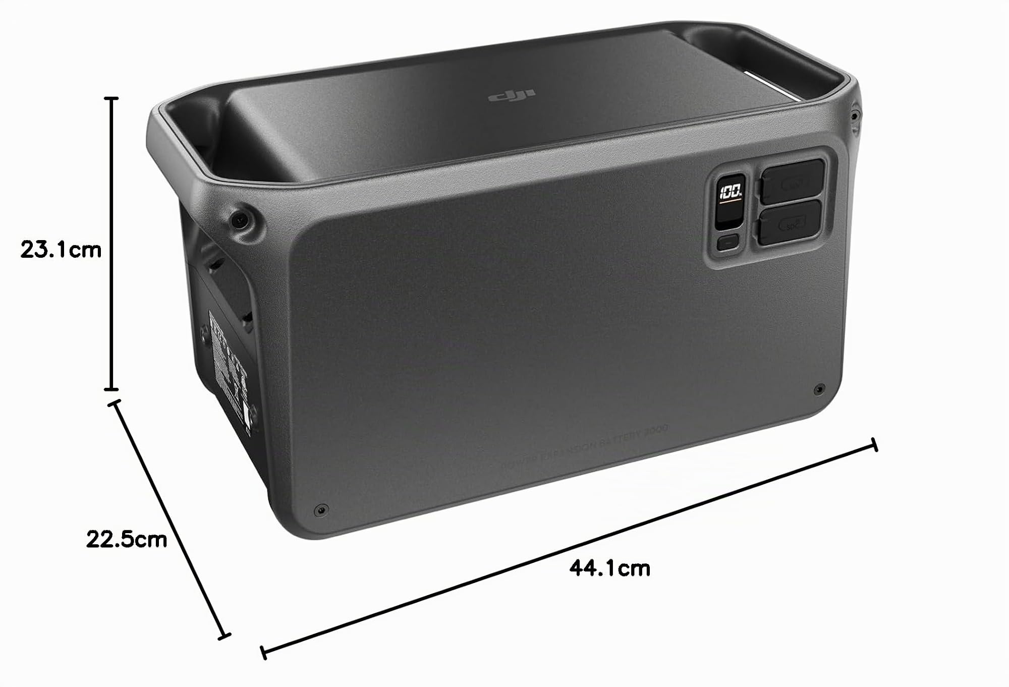 DJI Power Expansion Battery 2000, batterie d'extension haute capacité de 2 048 Wh pour DJI Power 1000/1000 V2 / 2000, batterie supplémentaire extensible pour générateurs portables
