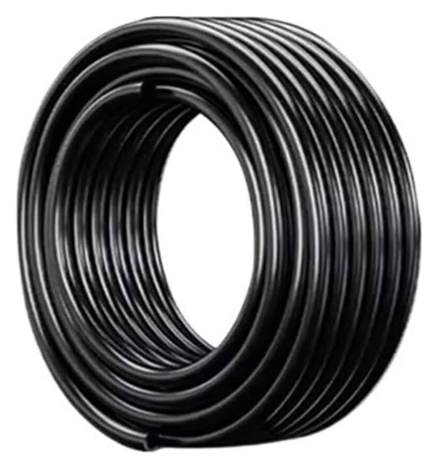 10M/20M/50M/100M Air Hose Pneumatic Tube Pipe Pu Hoses 4mm 6mm 8mm 10mm 12mm for Compressor Polyurethane Tubing(Black 20m,4x2.5mm)