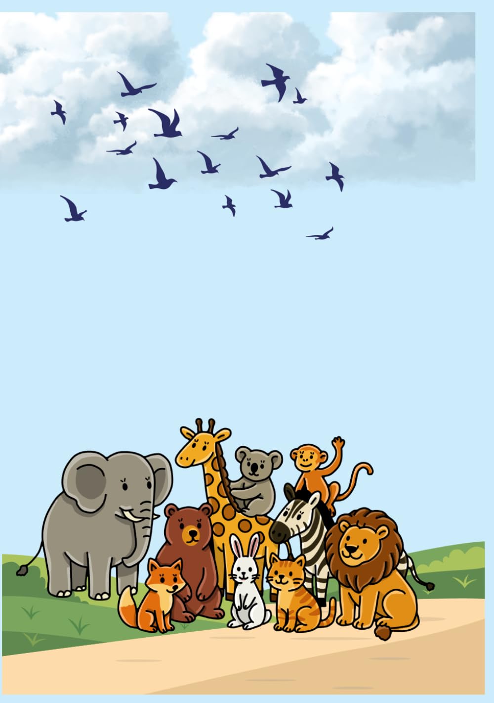 Animaux sauvages: Livre de coloriage