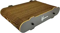 Arranhador para Gatos Lince Cats Paris 45 cm O Mais Resistente do Brasil Kraft Premium em Todas as Camadas Durabilidade Extrema Mais Forte que o Sofá e Salva Seus Móveis (Chumbo)