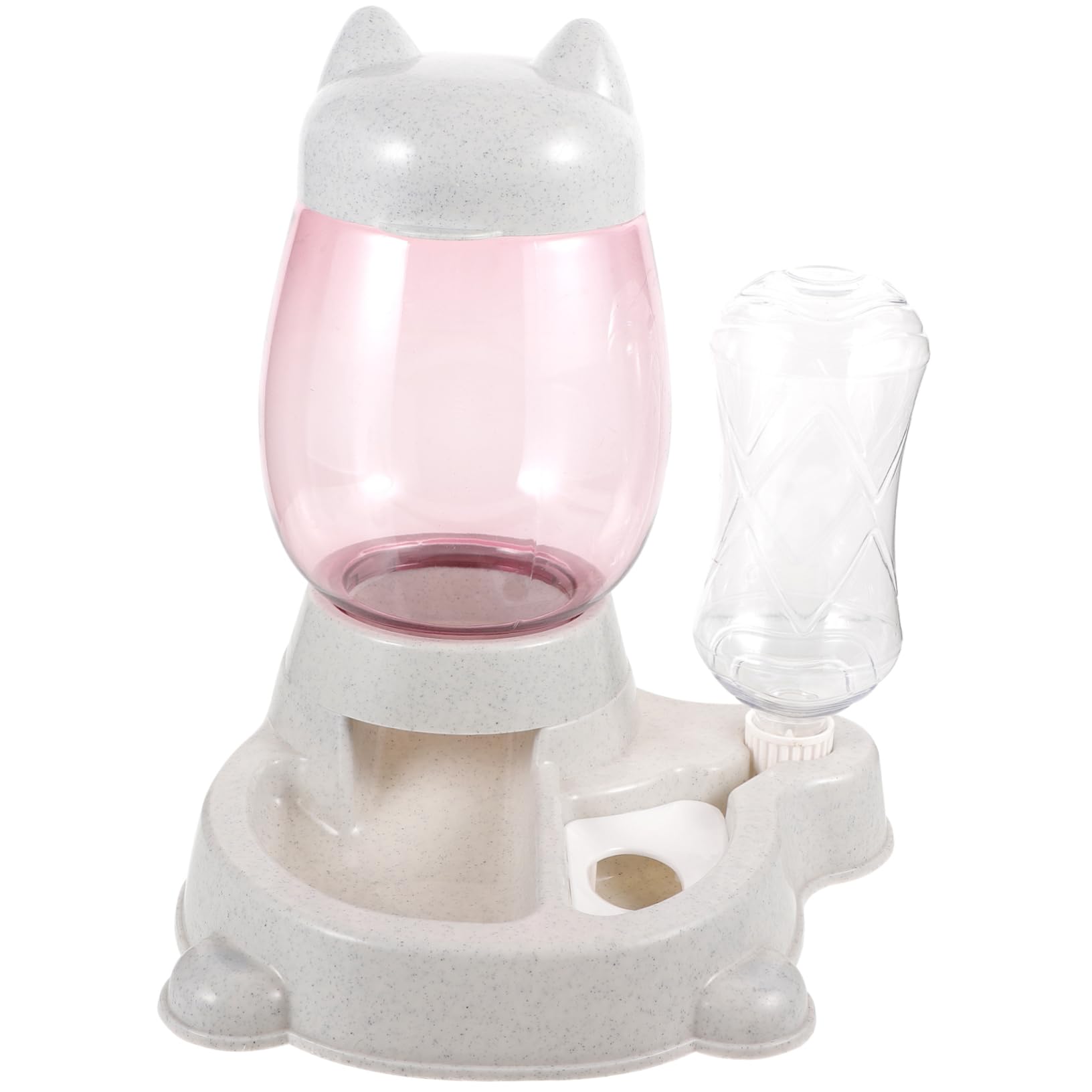 INOOMP Distributeur Automatique pour Chats Et Chiens Alimentation Et Eau Compact Et Facile Utilisation