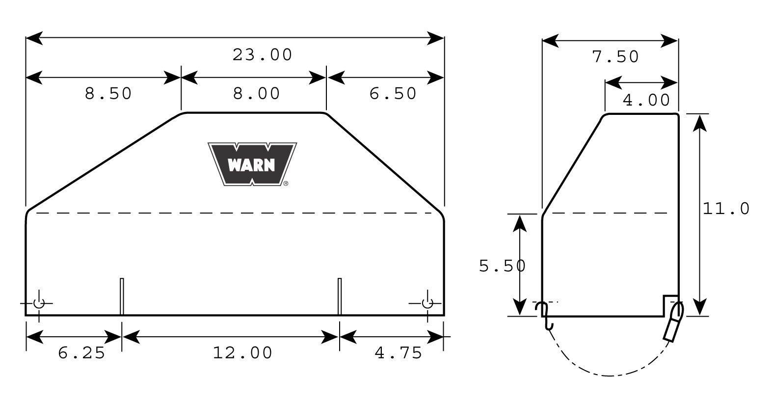 Warn Soft Winch Cover For 95tiXD9000I | 13917