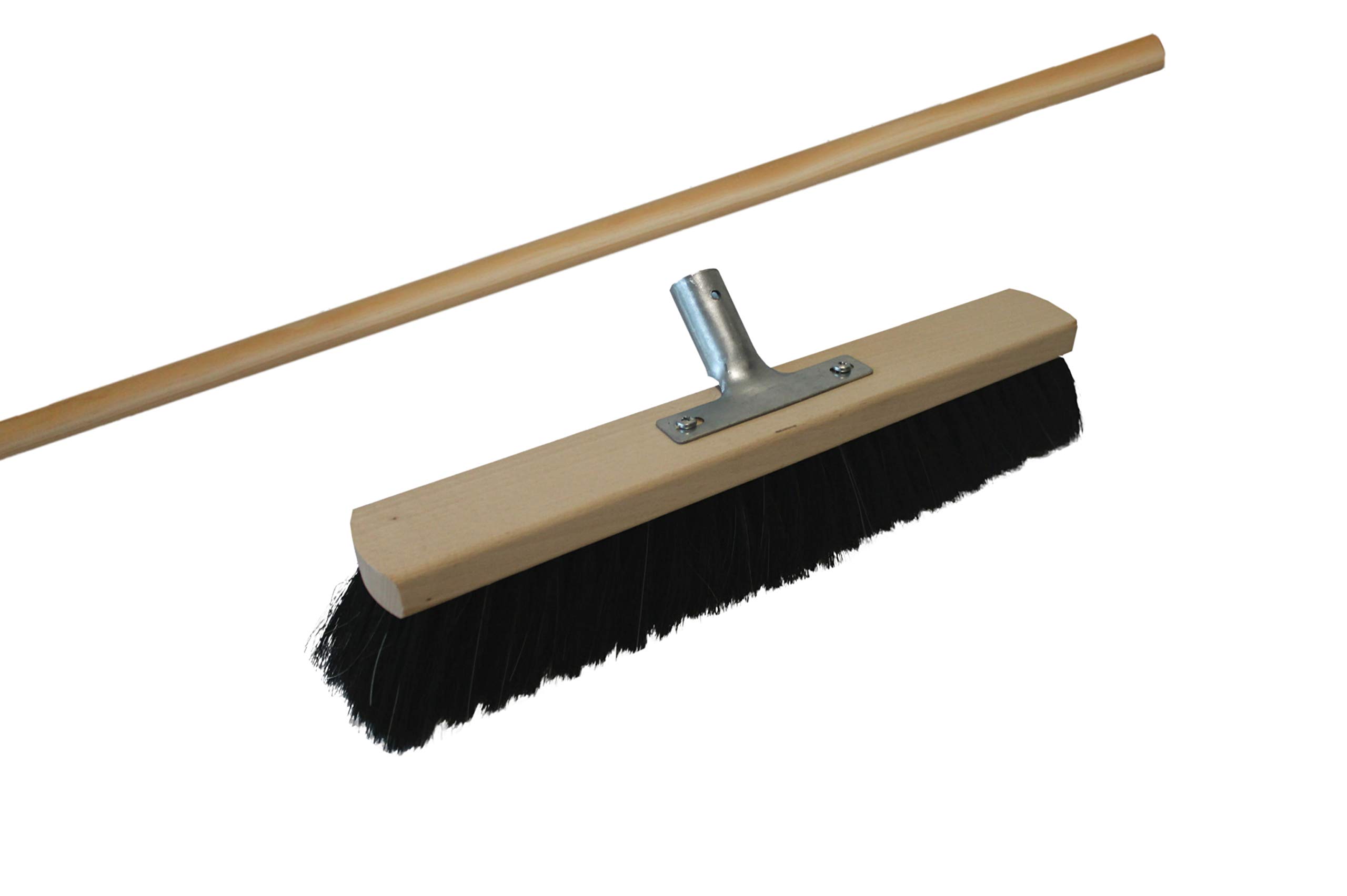 Saalbesen MISCHUNG mit Stielhalter INKLUSIVE Stiel (10 Stück, 60 cm)