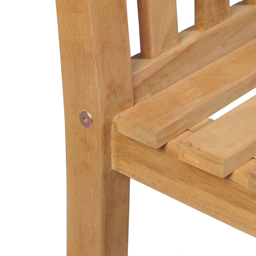 Set di 7 mobili da giardino in legno di teak massiccio, 180 x 90 cm, con 6 sedie, per terrazza, balcone e veranda, resistente alle intemperie, robusto, per sala da pranzo e lounge