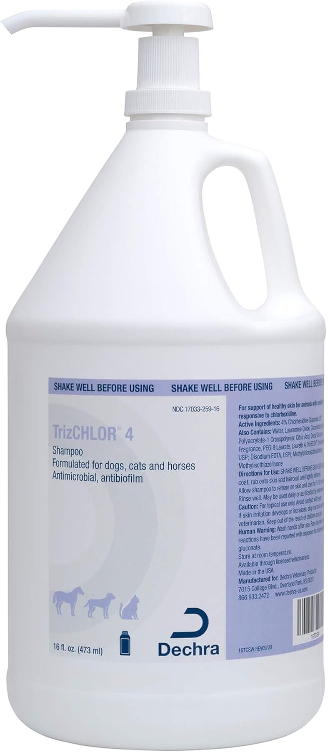 4 Shampoo for Dogs, Cats and Horses, Gallon