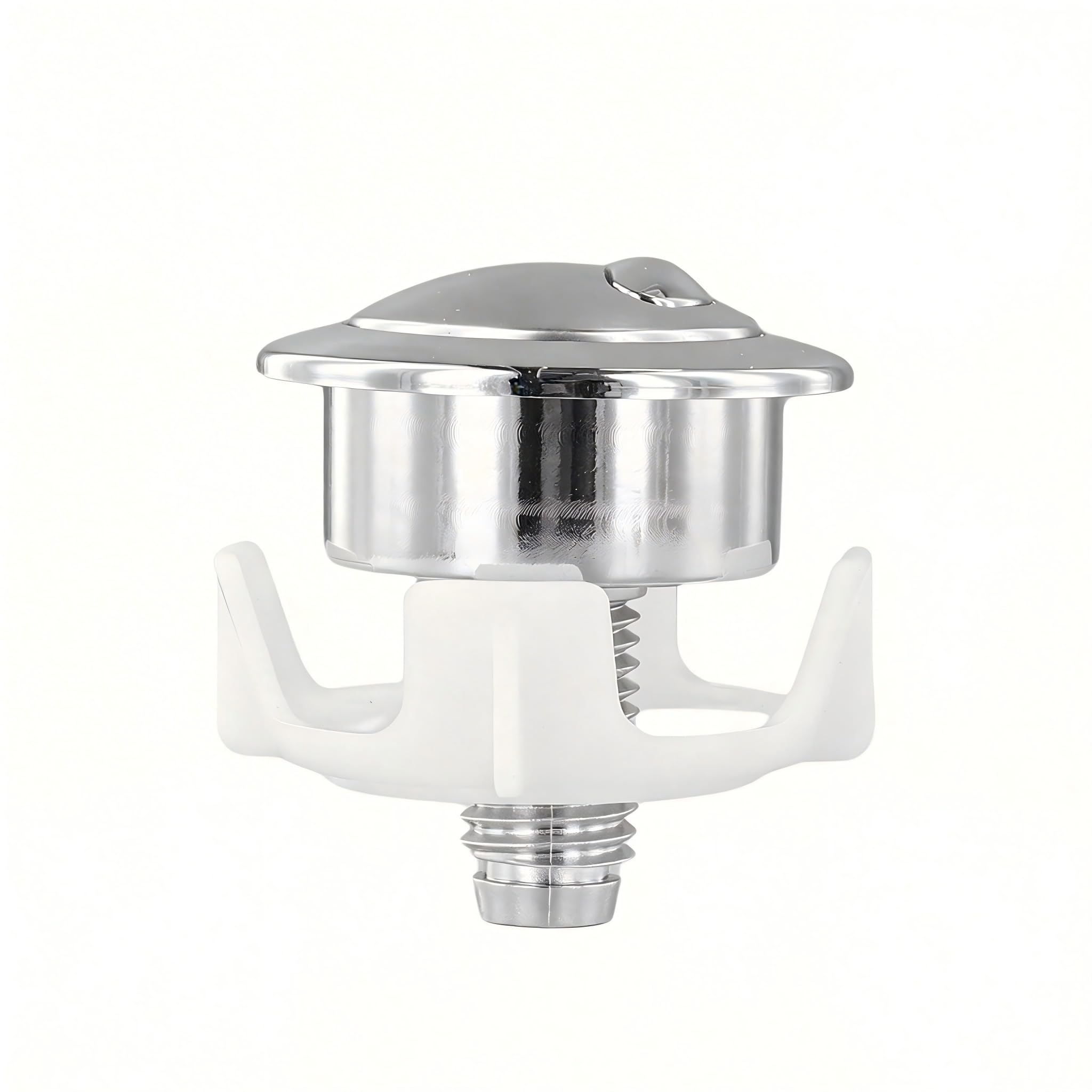 Toilet Dual Flush Chrome Toilet Push Button,For Siamp Fits For Optima 50 Model Quick And Easy DIY Solution,Multi-Colour(Silver)