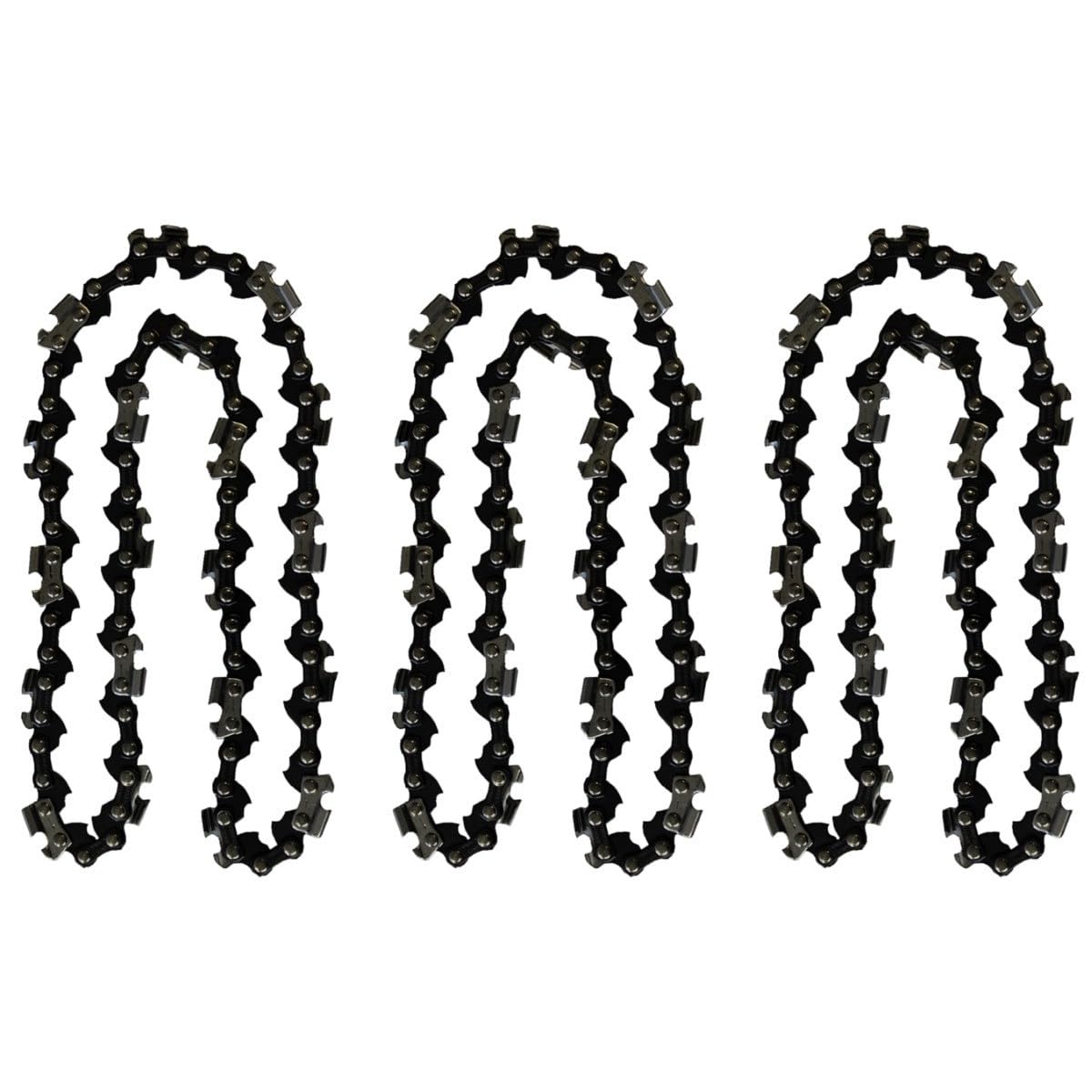 GT Garden Lot de 3 chaînes 40 maillons pour tronçonneuse élagueuse