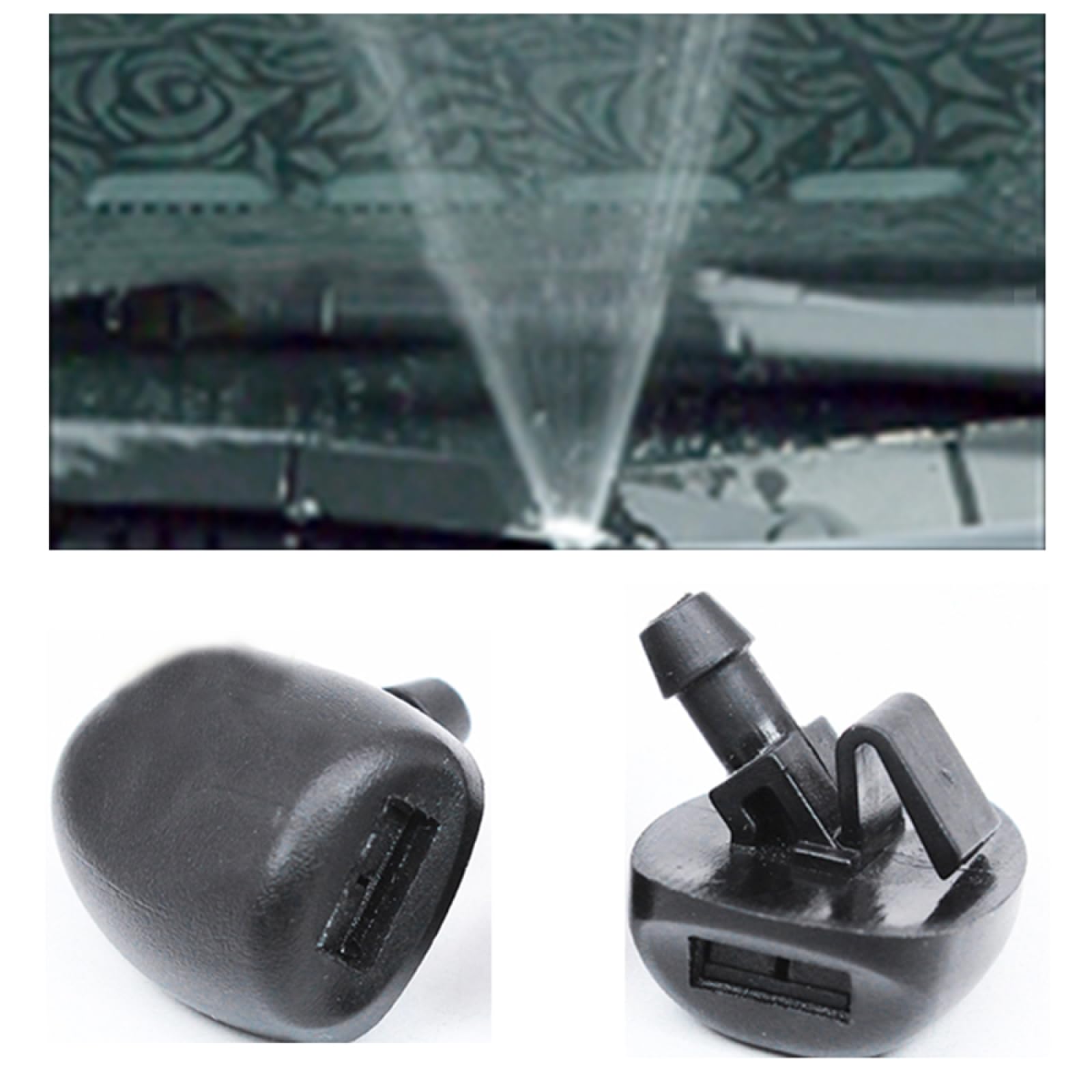 Amazon.com: Oulesh Windscreen Washer Jets for Peugeot 407 206 2007