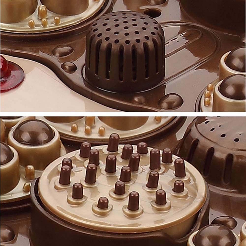 Masajeador de Baño de Spa para Pies con Burbujas Automáticas de Calor, Puntos de Masaje con Rodillo Shiatsu de Pedicura, Ahorro de Energía de Conversión de Frecuencia, Temperatura de Tiempo Ajustable,