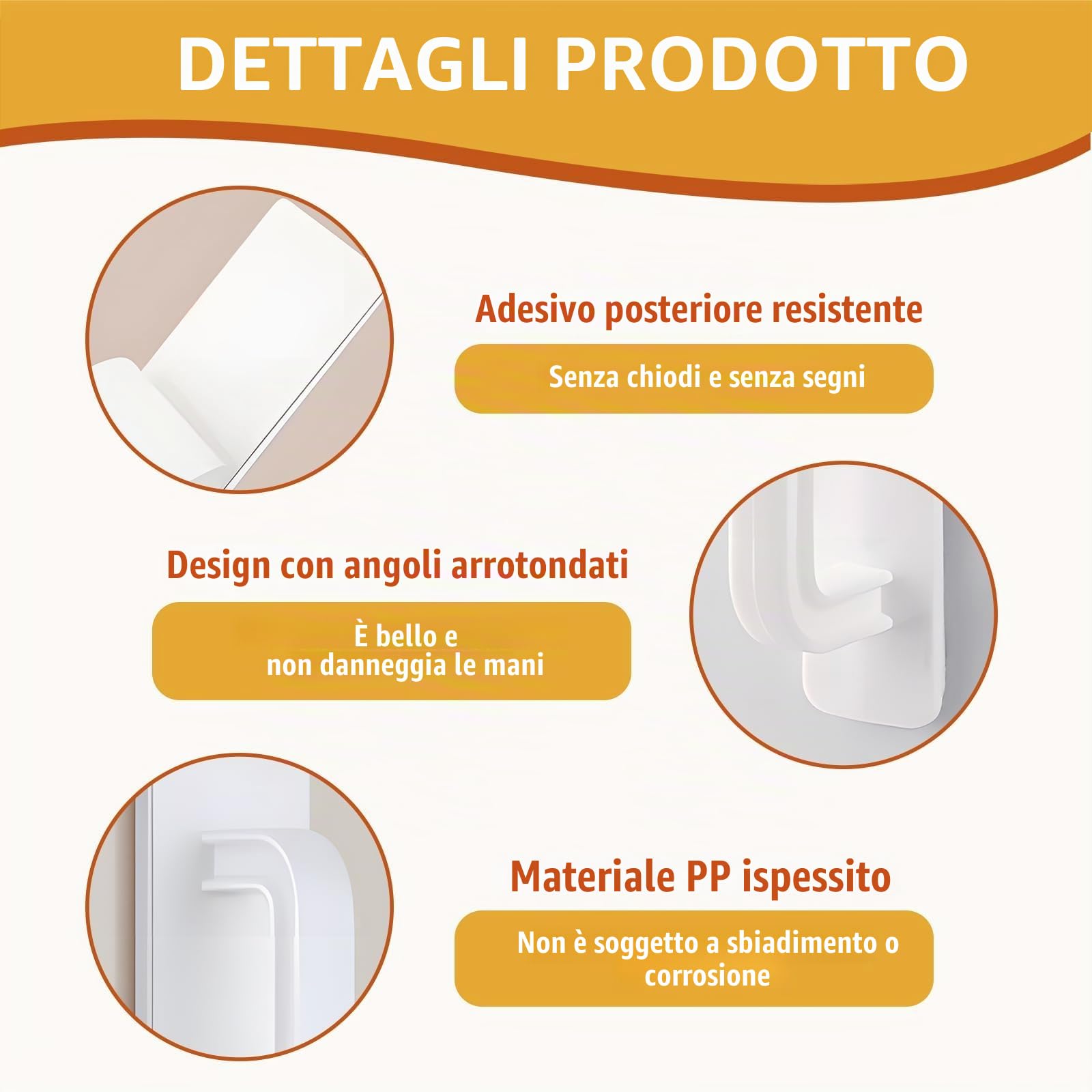 4 pezzi autoadesivi maniglie bianche, maniglia porta scorrevole, armadio da 10 x 2,5 cm, senza foratura, esterni, maniglie per mobili per armadi da cucina, armadi, finestre